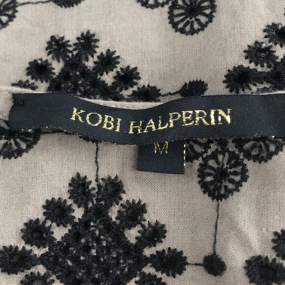 Kobi Halperin Cassandra Eyelet Peasant Blouse - Picture 7 of 8